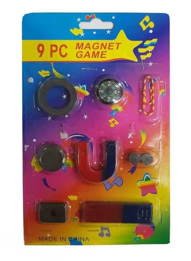 Magnet Game Set Educational - Fun & Interactive 9Pc Magnetic Play Kit for Kids’ Learning & Development